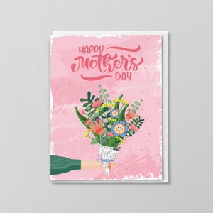 Happy Mother&#39;s Day Greeting Card, Mother&#39;s Day Card