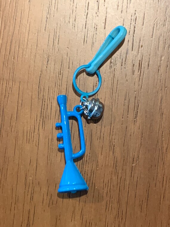 1980s Bell Charm Blue Trumpet New Old Stock Authe… - image 8