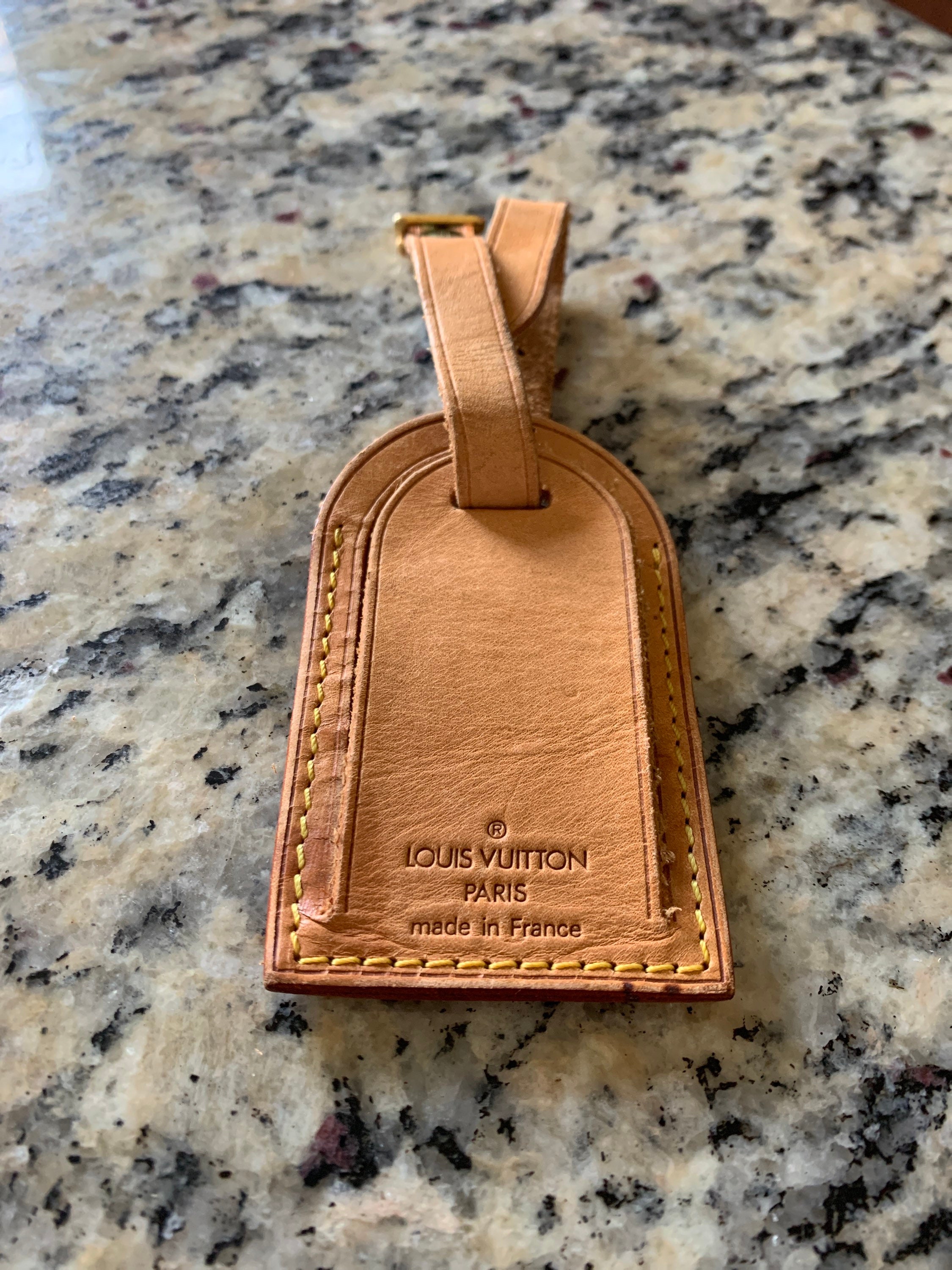 Vintage Louis Vuitton Luggage Tag