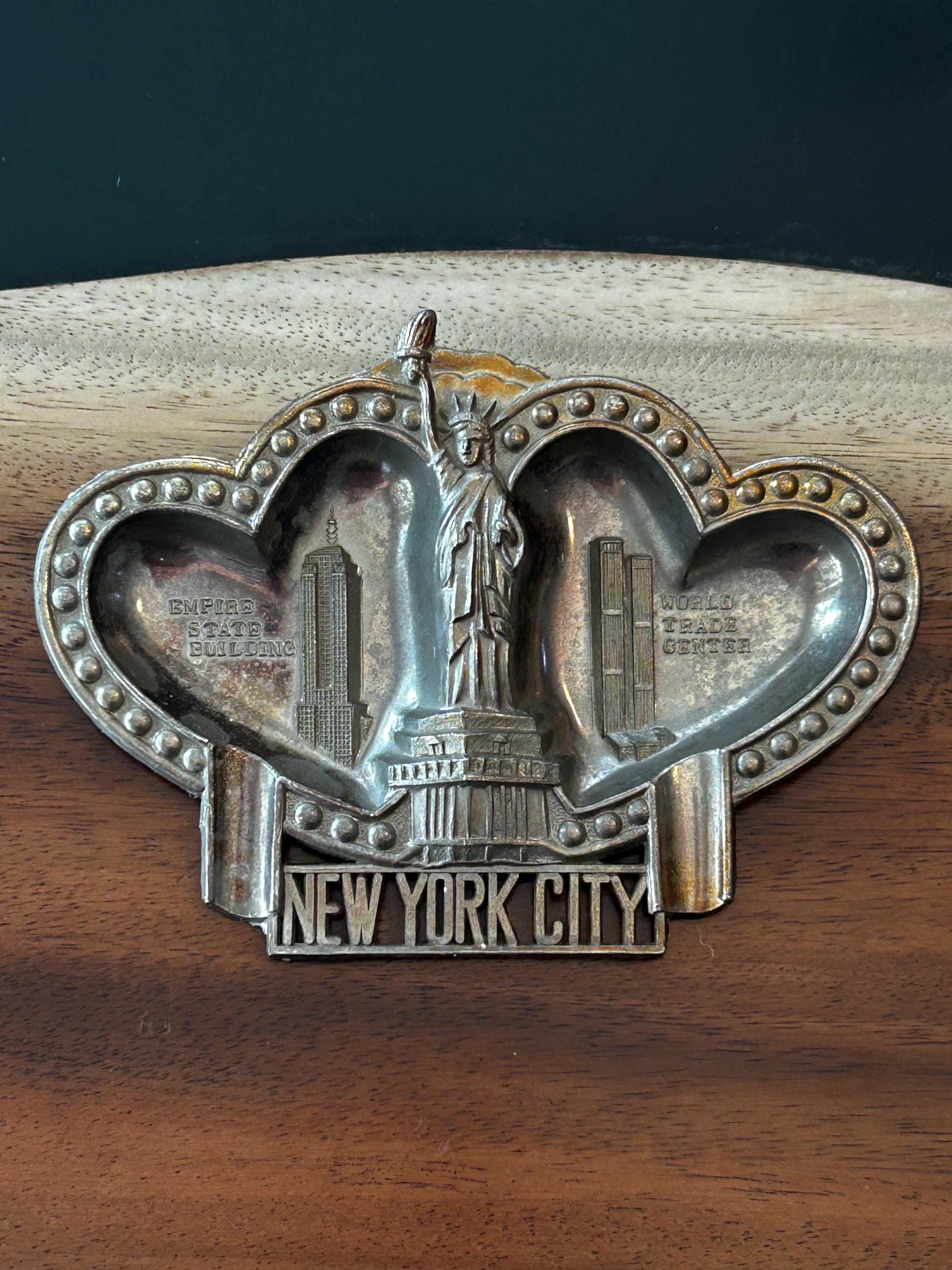 ヴィンテージ 1980年代 ニューヨーク お土産 灰皿：自由の女神像