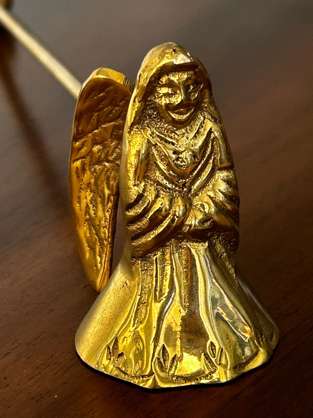 Vintage Candle, Snuffer, Solid Brass Angel Etsy