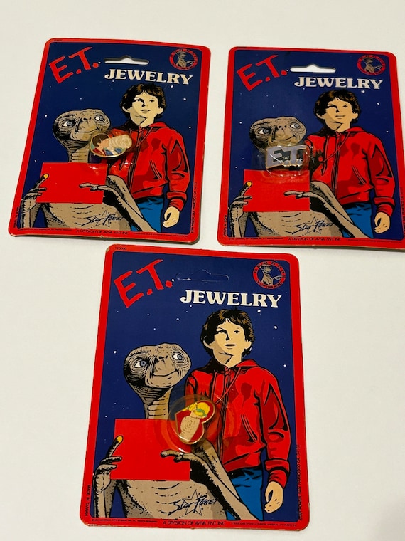 Rare E.T. Enamel Pin Collectible Vintage 1982 New 