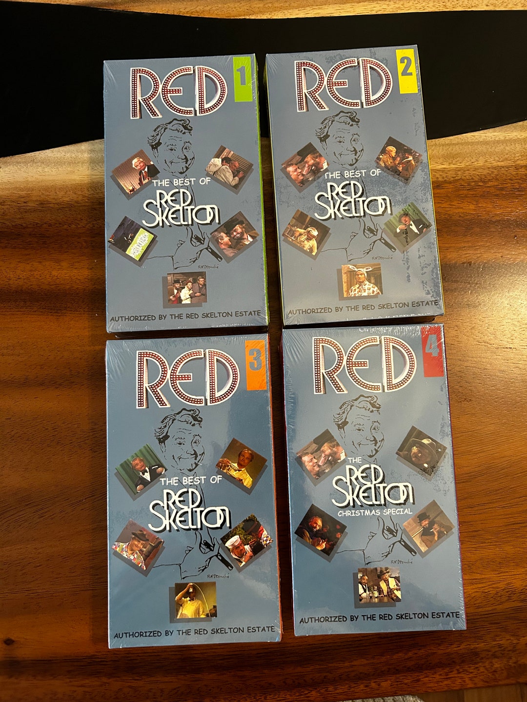 VHS redthe Best of Red Skelton Includes 4 Unopened VHS Tapes Etsy