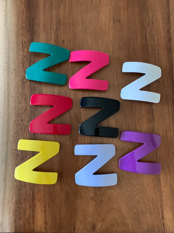 Rare 1980s NOS Zig Zag “N” or “Z” Clip 8 Colors to
