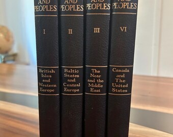 Vintage Lands And Peoples: Vol I-III and VI (1-3 and 6) Hardcover