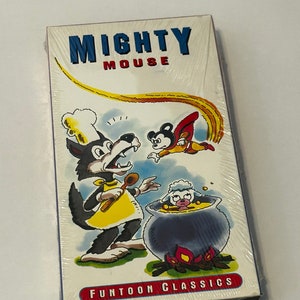 Mighty Mouse Funtoon Classics VHS Unopened Package New Old Stock