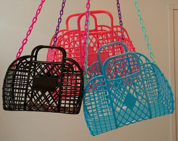 Retro Jelly Purse With Removable Crossbody Chain Totally 80s