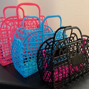 Retro Jelly Purse with Removable Crossbody Chain Totally 80s Style you Choose in Options