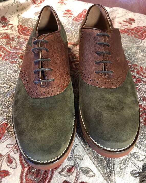 bass saddle shoes mens