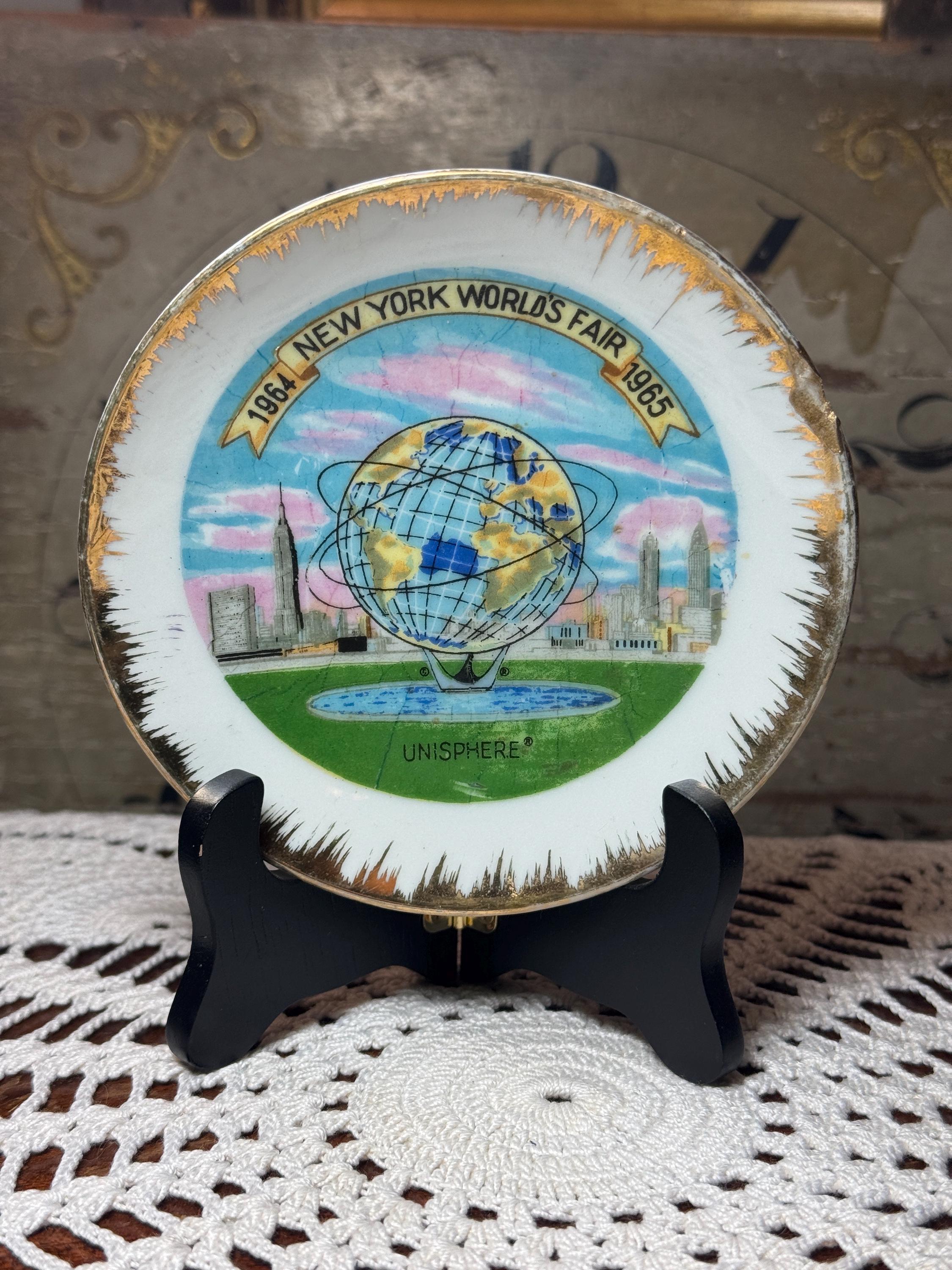 Vintage New York Souvenir Porcelain Plates - Etsy
