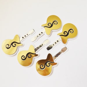 Gitaren Papercraft Versieringen Muziekinstrumenten Scrapbooking Tijdelijke kaarten Kaarten maken Toppers Journal Accenten Decoraties Knutselbenodigdheden