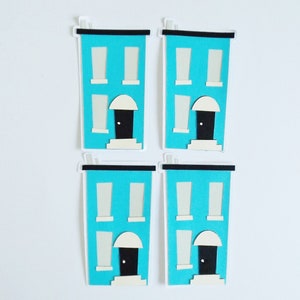 Case Nuova casa Carta artigianale Abbellimenti Album di ritagli EffimereEdifici Creazione di biglietti Topper Decorazioni per diari Forniture artigianali