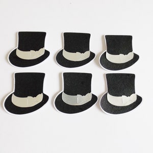 Top Hats Papercraft Embellishments Occassions Scrapbooking Ephemera Clothing Card Making Toppers Decorations Card Craft Supplies imagem 6