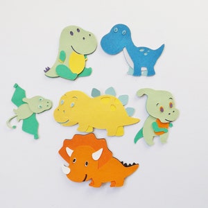 Dinosaures papercraft embellissements fabrication de cartes jurassique décorations de scrapbooking éphémères cartes journalisation décorations fournitures créatives