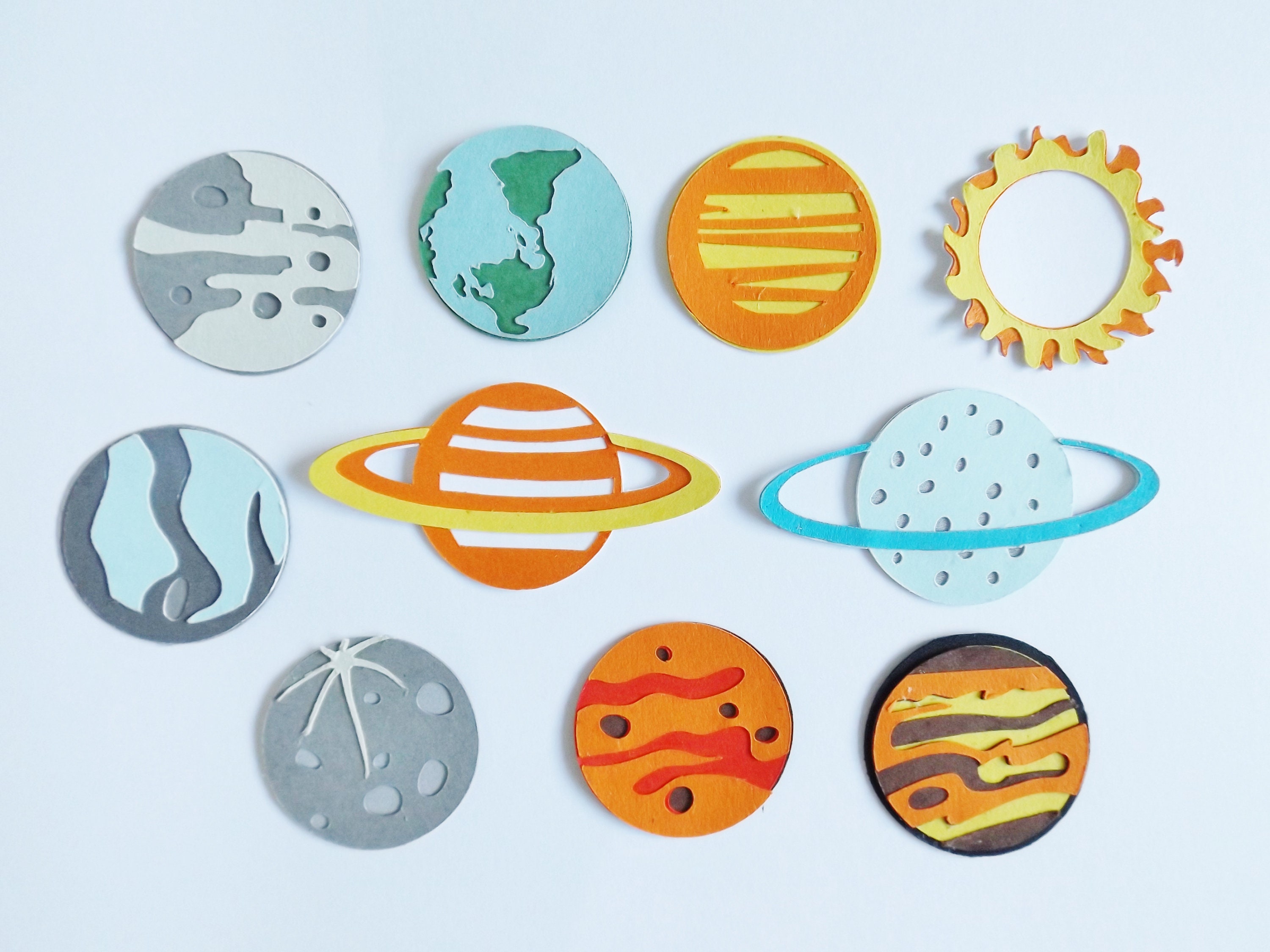 Solar System Papercraft