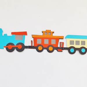 Steam Trains Carriages Papercraft Embellishments Railway Card Making Toppers Scrapbooking Ephemera Card Deecorations Craft Supplies