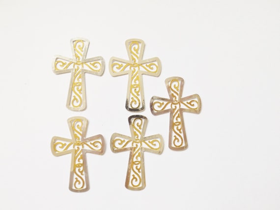 Cross Embellishments Religious Scrapbooking Card Making Paper Craft Supplies