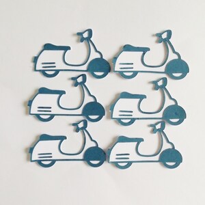 Scooter Carta da parati Abbellimenti Ciclomotori Biciclette Scrapbooking Effimere Viaggi Creazione biglietti Toppers Decorazioni per biglietti Forniture per artigianato
