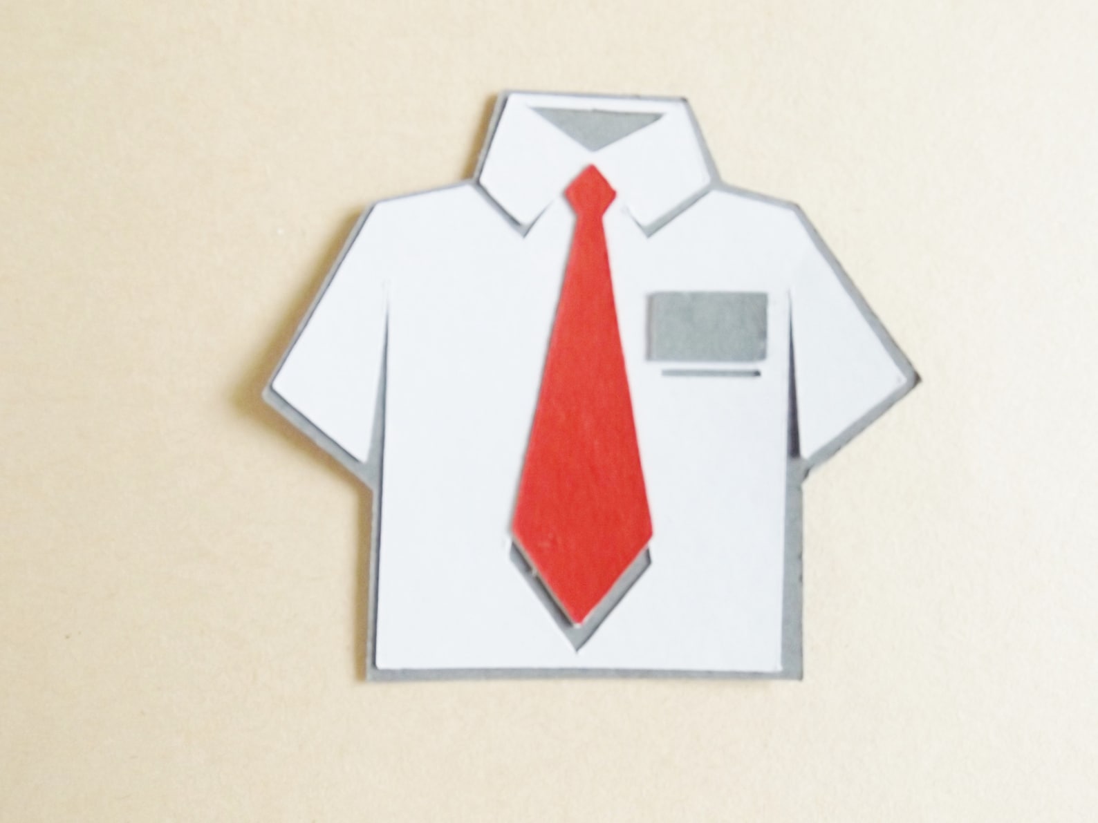 Shirts and Ties Mens Papercraft Embellishments Male Etsy