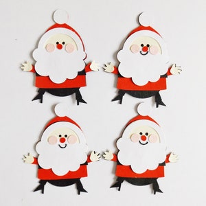 Kerstman Kerstman Papercraft Versieringen Scrapbooking Emphera Kaarten maken Toppers Accenten Ambachtelijke benodigdheden