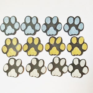 Empreintes de pattes d'animaux Embellissements pour travaux manuels Animaux de compagnie Scrapbooking Ephémères fabrication de cartes Toppers Décorations d'accent découpées Fournitures pour travaux manuels