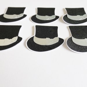 Top Hats Papercraft Embellishments Occassions Scrapbooking Ephemera Clothing Card Making Toppers Decorations Card Craft Supplies imagem 5