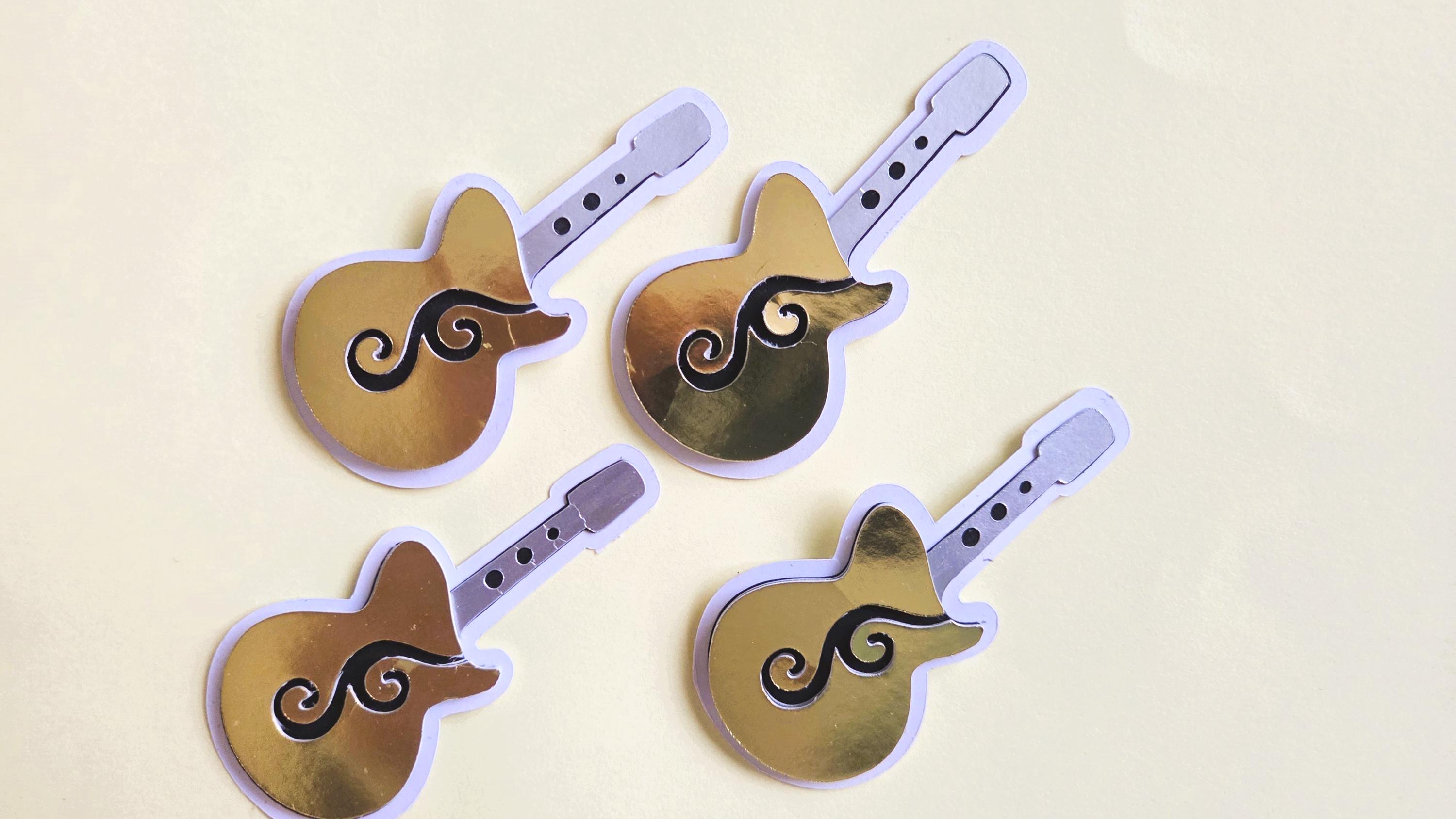 Papercraft Musical Instruments Guitars Papercraft Embellishments Musical Instruments Scrapbooking ...