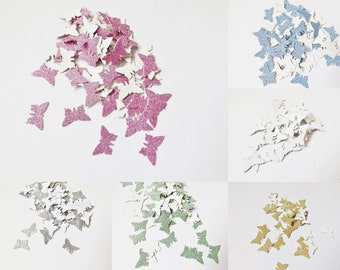 Miniature Butterflies Papercraft Embellishments Glitter Butterfly Scrapbooking Ephemera Card Making Topper Decorations Craft Supplies