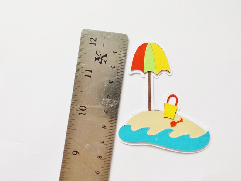 Holiday Beach Summer Papercraft Embellishments Scrapbooking Etsy UK