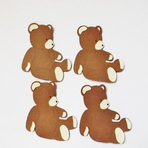 Ours en peluche papercraft embellissements jouets bébé scrapbooking éphémères fabrication de cartes décorations de journal carte fournitures d'artisanat