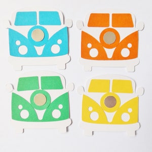 Adornos de papel para autocaravanas, camping, scrapbooking, efímeras, vehículos, fabricación de tarjetas, adornos para diarios, decoraciones, suministros para manualidades
