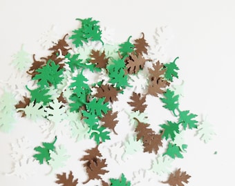 Leaves Foliage Papercraft Embellishments Woodland Plant Tree Leaf Card Making Toppers Scrapbooking Ephemera Decorations Craft Supplies