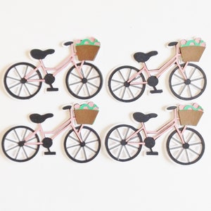 Biciclette Carta artigianale Abbellimenti Viaggi Scrapbooking Effimere Biciclette Creazione di biglietti Toppers Decorazioni per diari Forniture per biglietti artigianali