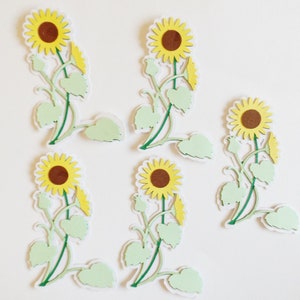 Tournesols Décorations artisanales en papier Fabrication de cartes florales Décorations pour plantes Plantes Scrapbooking Fleurs éphémères Décorations Fournitures pour travaux manuels
