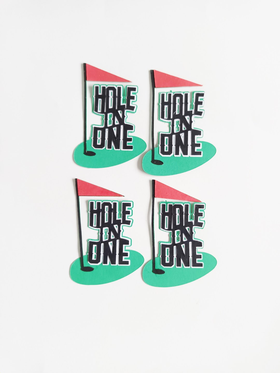 Golf Phrase Papercraft Embellishments Golfing Scrapbooking Ephemera