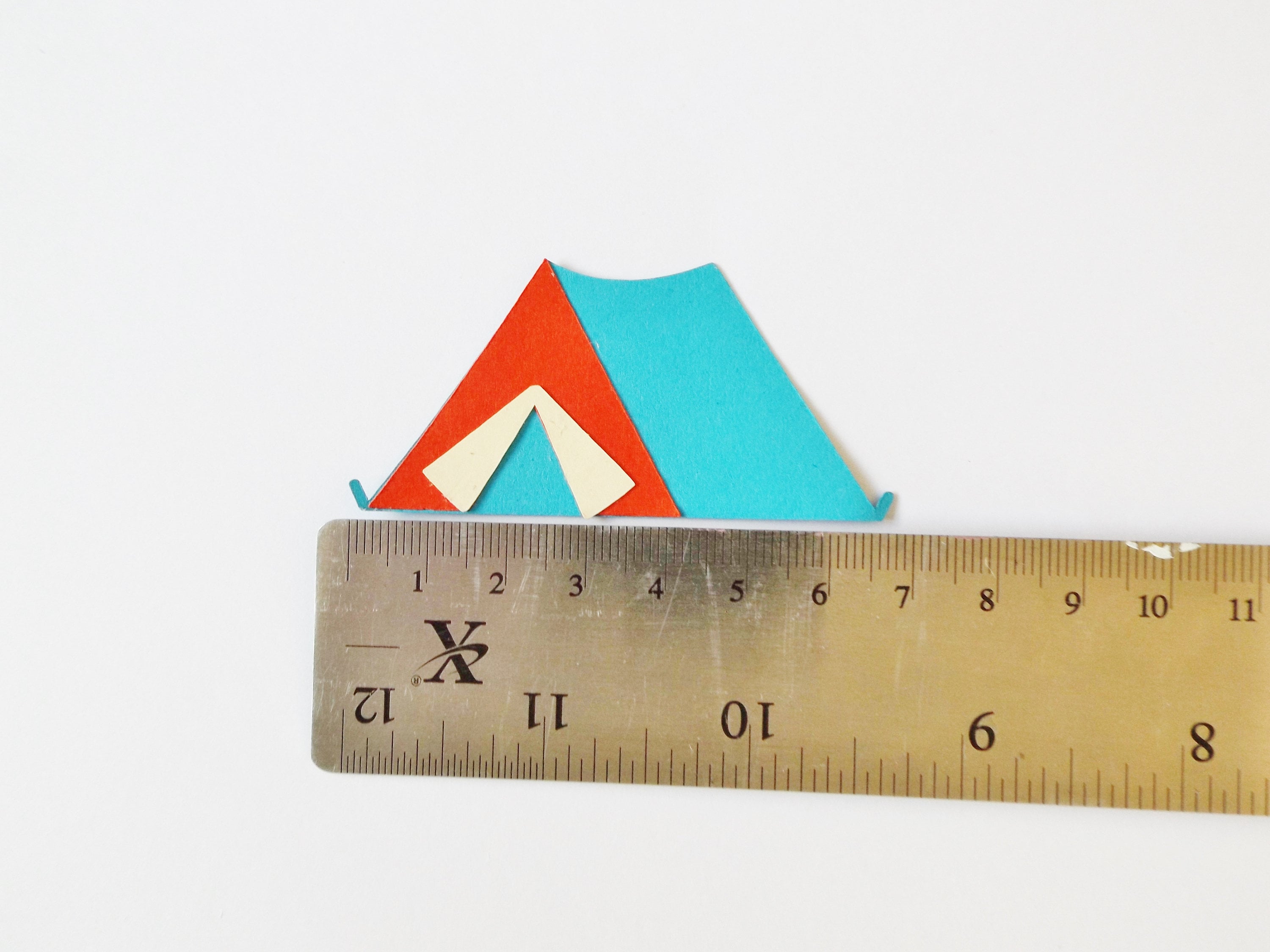 Camping Hiking Travel Papercraft Embellishments Scrapbooking Card