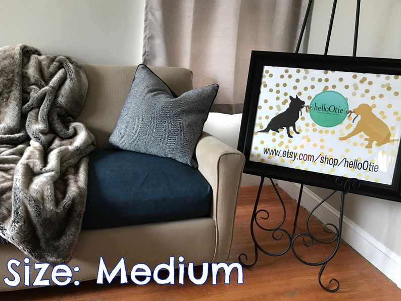 Solid Couch Cushion Cover Medium Etsy