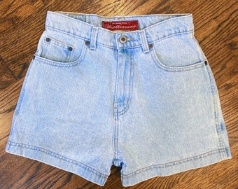 90s style jean shorts