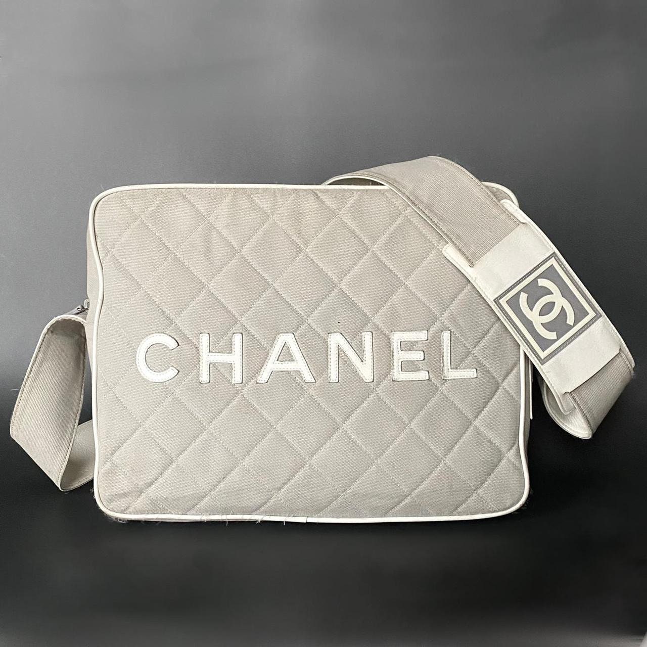 Chanel purse costume,made from a tv box, white quited fabric