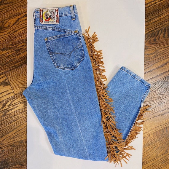 Vintage Fringe Jeans