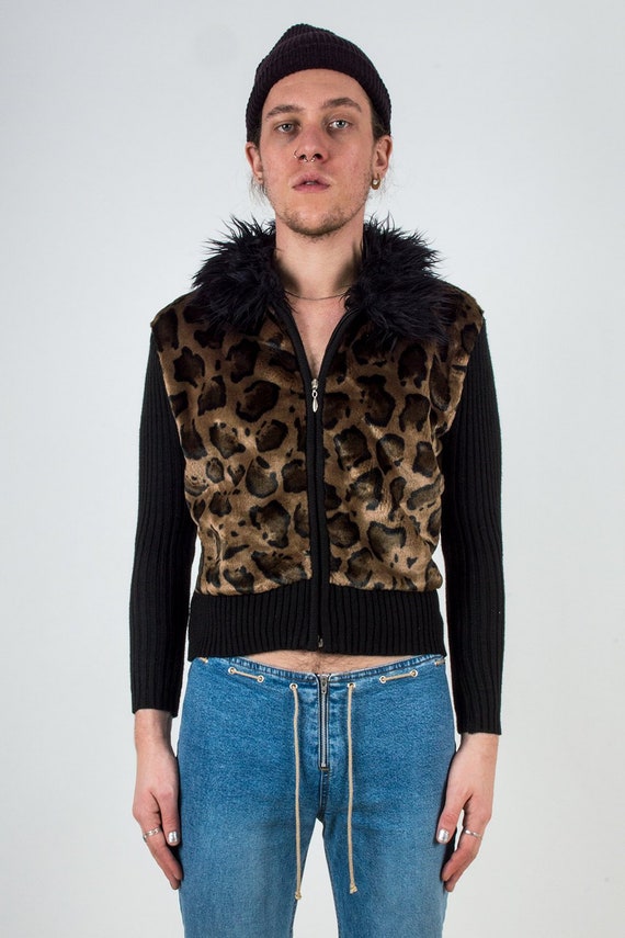 Cheetah Sweater Jacket