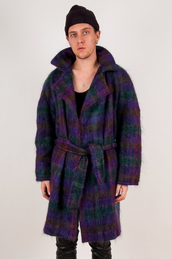 Mohair Belted Overcoat