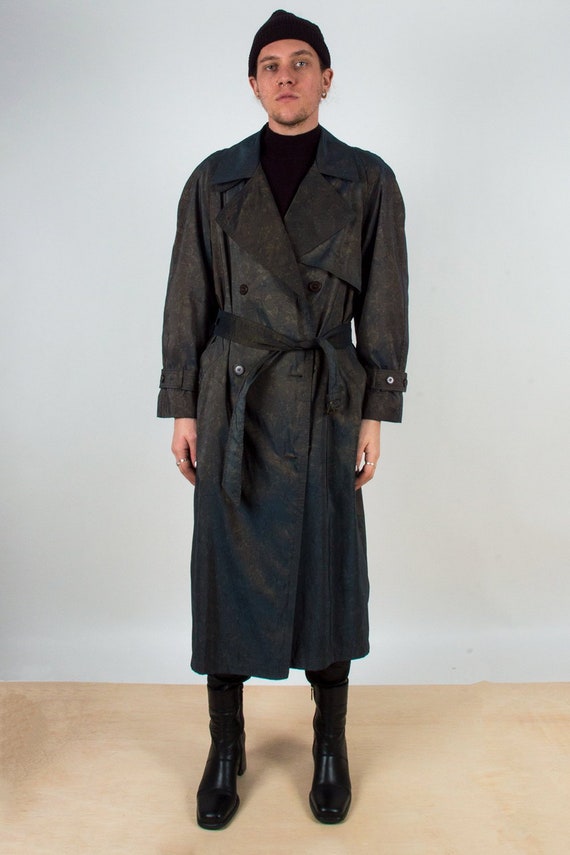 Iridescent Trench Coat