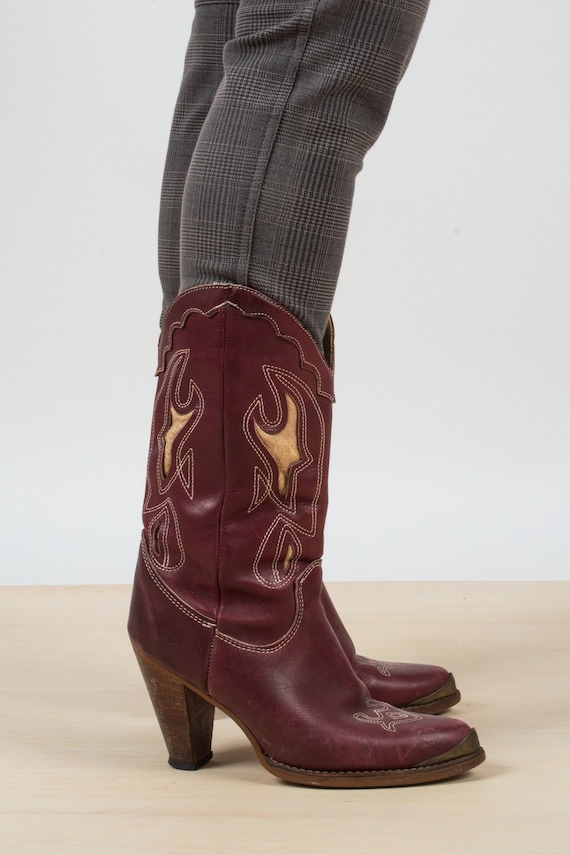 metal tipped cowboy boots