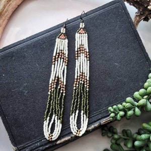 Rogue Loop Earring | Seed Bead Fringe