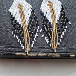 Boho Gold | Seed Bead Fringe Earrings