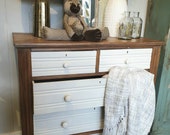 Distressed Satinwood Chest of Drawers