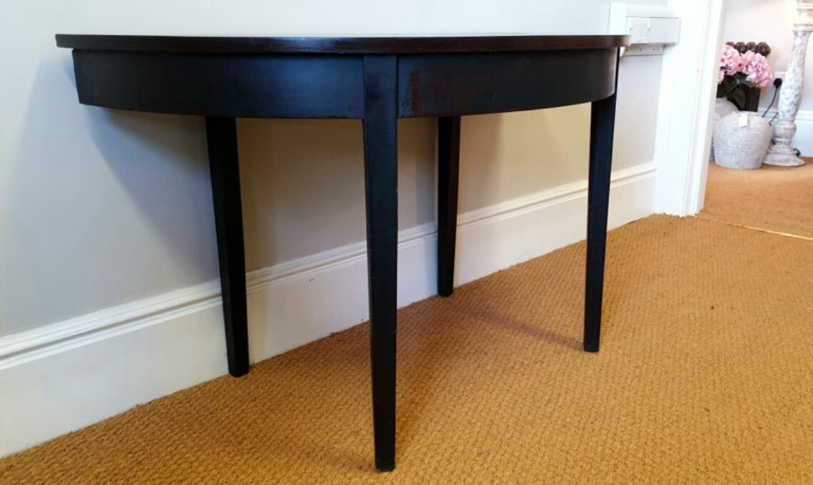 Painted Mahogany Dend Table / Desk / Hall Table Etsy UK