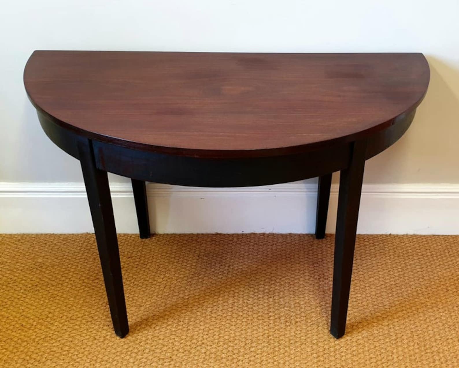 Painted Mahogany Dend Table / Desk / Hall Table Etsy UK
