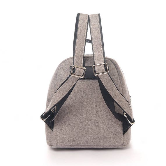 wool felt backpack